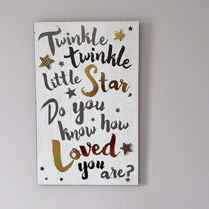 Twinkle Twinkle Little Star Wall Hanging